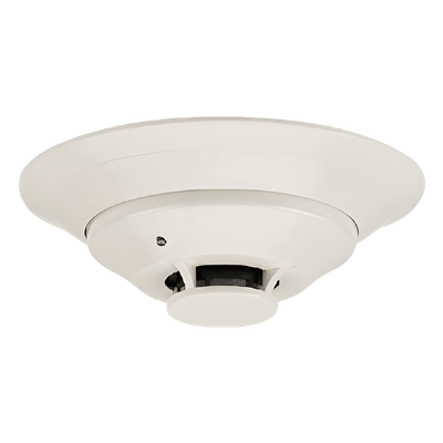 Detector de Humo para Ducto / Fotoeléctrico / Bajo Perfil / Flujo 0 a 914.4 m/min (3,000 ft/min) / Montaje Colgante / UL 268A