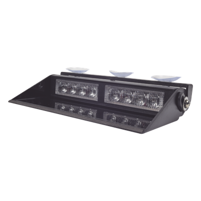 Luz de visera para interior / 12 VCC / 22 patrones de destello / 8 LED / 4.5 x 1.9 x 1.0 in