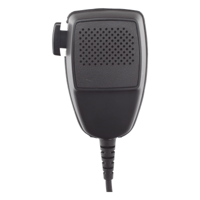 Micrófono para Radio Móvil / PTT con Guantes / Cable Kevlar Reforzado / Audio 20 Hz ~ 20 kHz / Temperatura Extrema -20°C (-4°F) a 105°C (221°F) / Tensión 40 kg
