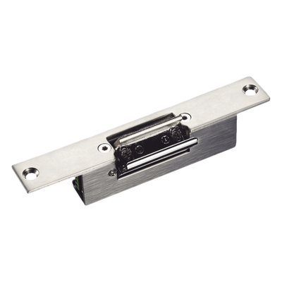 Contrachapa Electromagnética para Puerta de Vidrio / Fail Safe / 500 kg / 12-24 VCC / Vidrio 12-15 mm / 6.3 x 1 x 1.2 in