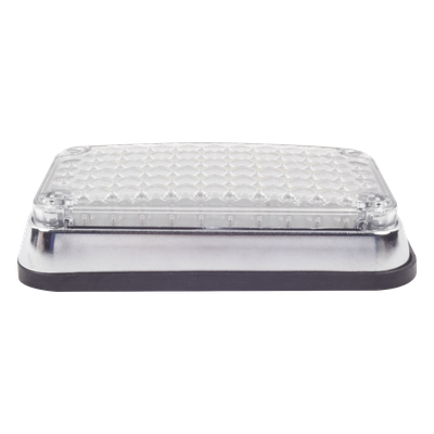 Luz de Advertencia LED / 6x4 Pulgadas / 66 LED de Alta Intensidad / 12 VCC / 10 Patrones de Destello / Montaje Permanente