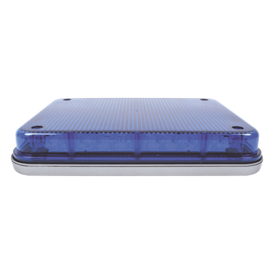 Luz de Advertencia LED / 9x7 Pulgadas / 104 LEDs / 12 VCC / 10 Patrones de Destello / Montaje Permanente / IP para Exteriores