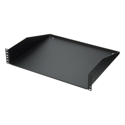 Charola para Rack / 19" / 2 UR / Carga 30 kg (66 lb) / Acero / Profundidad 385 mm