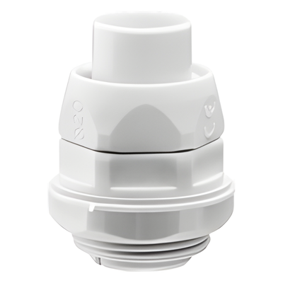 Conector Flexible a Caja / PVC 20 mm / IP55 / Auto-Extinguible / Libre de Halógenos / -24°C a 60°C