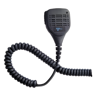 Micrófono Bocina Portátil / Cancelación de Ruido Avanzada / IP55 / Cable Kevlar / Jack 3.5 mm / Pinza 360°