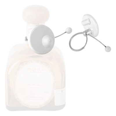 Tags RF para Botellas / 8.2 MHz / 50x33 mm / Alcance 140-160 cm / Gris Claro