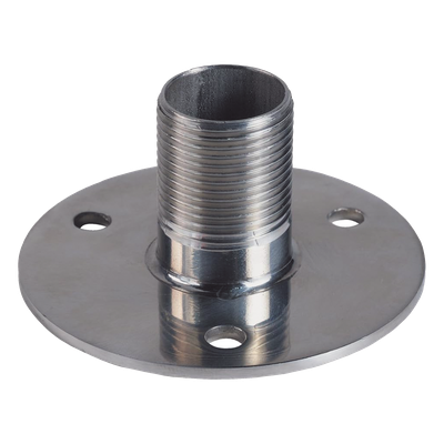 Soporte de Antena / Montaje Recto 1" / Acero Inoxidable / Base con Brida / 2.54 cm