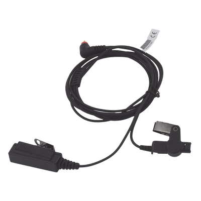 Micrófono-Audífono de Vigilancia / 2 Cables / Tubo Acústico Grado Médico / Conector 2.5 mm / PTT Remoto