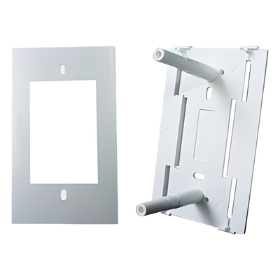 Tapa universal y soporte / ABS auto-extinguible / Aluminio anodizado / -20°C a 120°C / 0.070 kg