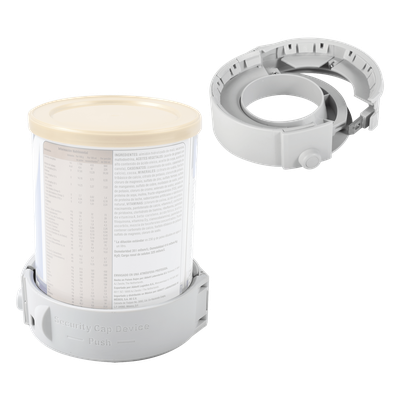 Sujetador de Seguridad RF / Frecuencia 8.2 MHz / Diámetro Ajustable 100.5 a 102.5 mm / Alarma 95 dB / Detección 1.5 m