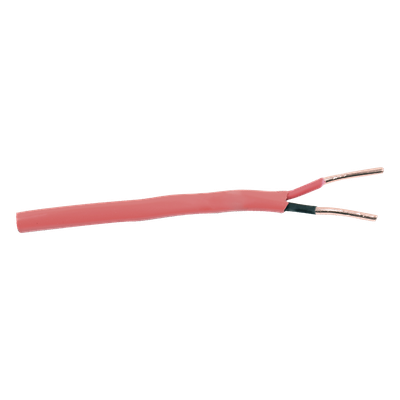Cable para Alarmas de Incendio / 2x14 AWG / FPLR-CL3R / Riser / 305 m (1000 ft) / Rojo / Evacuación