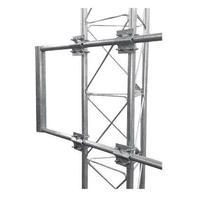 Brazo para Torre Arriostrada / Acero ASTM A-36 / Galvanizado por Inmersión / Tubo Principal 60 cm (1.97 ft) Ø 2' / Tubos Laterales 80 cm (2.62 ft) Ø 1' / Torres hasta 60 cm (1.97 ft)
