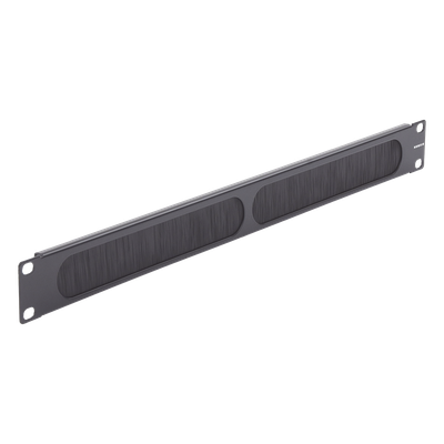 Panel Ciego para Rack 19" / Cepillo de Nylon para Paso de Cables / Aislamiento Térmico / 1UR / Aluminio 0.060" / EIA/TIA-310-E