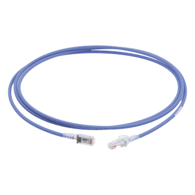 Patch Cord Cat6 UTP / 7 Pies (2.13 m) / CM/LS0H / 26 AWG / 250 MHz / Azul
