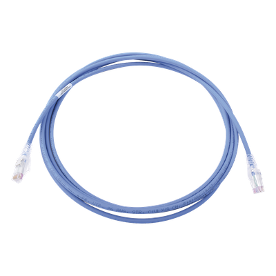 Patch Cord Cat6 UTP / CM/LS0H / 3.05m (10 pies) / 26 AWG / Azul / Bulk