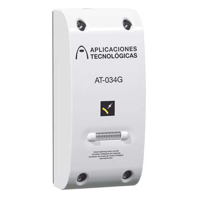 Contador Electromecánico de Descargas Atmosféricas / Sensibilidad 1 kA / Rango -25 a 70 °C / Capacidad 999,999 Eventos / Policarbonato