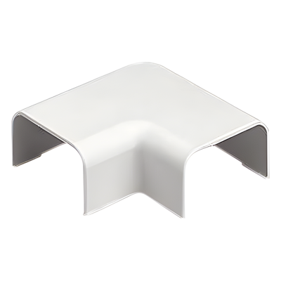 Conexión en Ángulo Recto / 90° para Canaleta LD3 / ABS / Blanco Mate / UL94V-0 / FT4