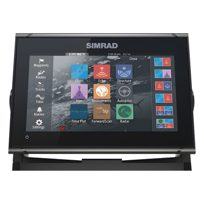 Plotter GPS / Pantalla Táctil 9" / Active Imaging 3 en 1 / Sonar CHIRP con SideScan y DownScan / Radar Halo 360° en 1 s / NMEA 2000 / Wi-Fi / Integración Piloto Automático y Audio