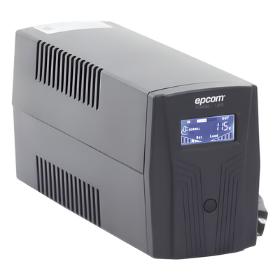 UPS Interactivo / 600 VA / 360 W / AVR Boost y Buck / 4 Salidas NEMA 5-15R / Pantalla LCD / 120 VCA