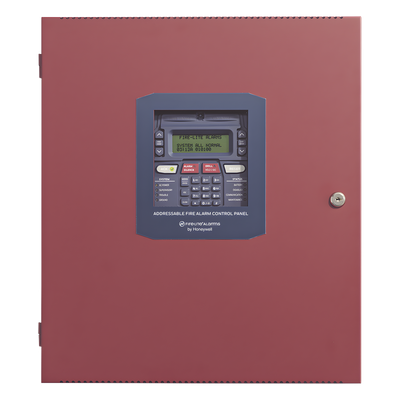Panel de Control de Alarma Contra Incendios Direccionable / 198 Puntos / 1 Lazo SLC / Comunicador Dual IP/POTS / 4 Circuitos NAC / Alcance 3,000 m (10,000 ft)