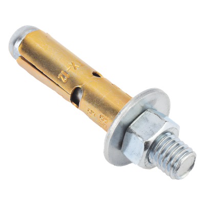 Taquete de Expansión / Cuerda 1/2" (13 mm) / Largo 3 1/2" (89 mm) / Carga Tensión 760 kg / Carga Cortante 848 kg / Camisa Corta Robusta