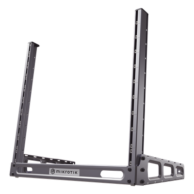 Rack de Escritorio 19" / 10U / Aluminio Ligero / Ángulo Ajustable / Mesa o Suelo