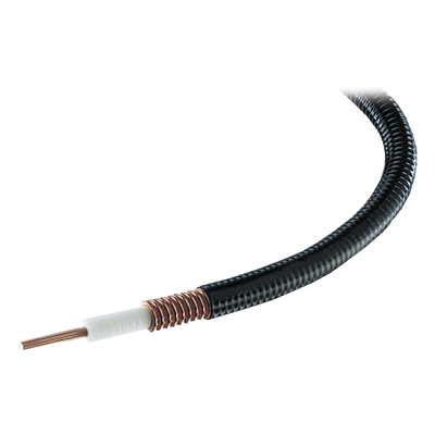 Cable Coaxial Corrugado / 1/2 Pulgada / Carrete 305 m (1000 ft) / Doble Blindaje Al/Cu / Pérdida 3.3 dB/100m / Exterior UV