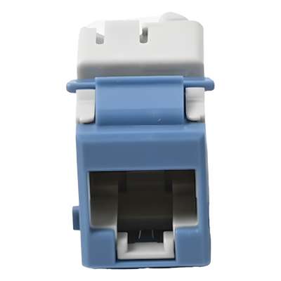 Jack Keystone Cat6 / UTP / Terminación 110 / Color Azul / -10 a 60°C / UL 94 V-0