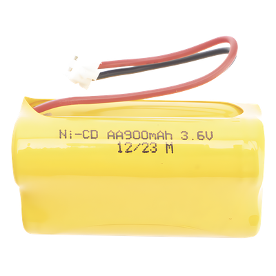 Batería de Emergencia / Ni-Cd / 3.6V CC / 900mAh / Luz de Emergencia