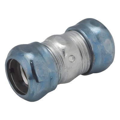 Conector de Compresión Hermético / Acero Galvanizado / Pared Delgada / 3/4 in / 1.35 x 1.25 in (34.29 x 31.75 mm)