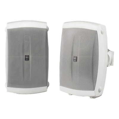 Altavoces de Montaje en Superficie de 2 Vías / Woofer 5 in (127 mm), Tweeter 0.5 in (12.7 mm) / Semi-Exterior, 6 Ohms / Par Color Blanco