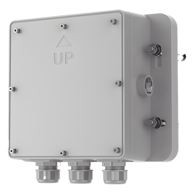 Caja de Conexiones para Exterior / IP66 / Polímero Anticorrosión / Salida de Tubo 3/4 Integrada / 260 x 237 x 90 mm