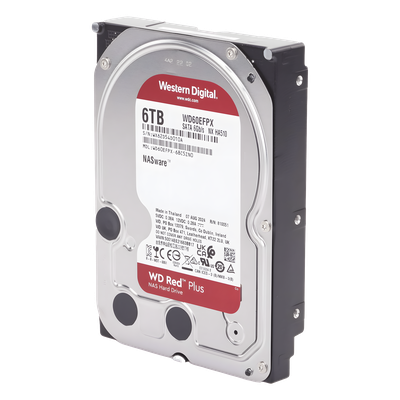 Disco Duro NAS / 6 TB / 5400 RPM / SATA III 6 Gb/s / Caché 128 MB / Uso 24-7 / Hasta 16 Bahías