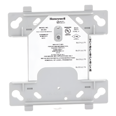 Módulo Aislador de Cortocircuito / Lazo SLC / Conexión 2 Hilos / LED Dual Verde/Rojo / Supervisado UL