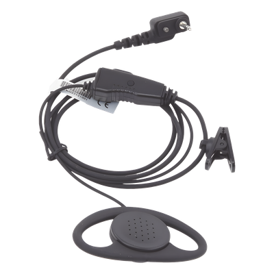 Micrófono de Solapa con Auricular de Gancho / 50 Hz - 10 kHz / 2.2 kΩ / 100 Ω / 1.64 ft Cable