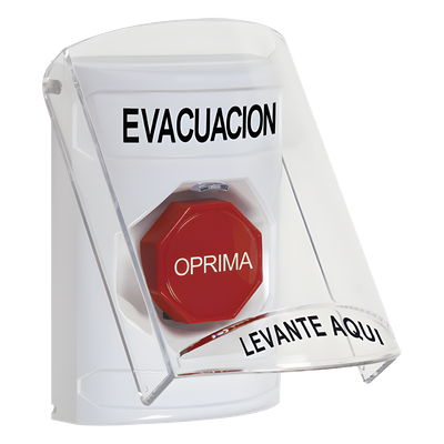 Botón de Evacuación / Restablecimiento con Llave / Tapa de Policarbonato / UL/cUL/ADA / NEMA 3R / -40°C a 121°C