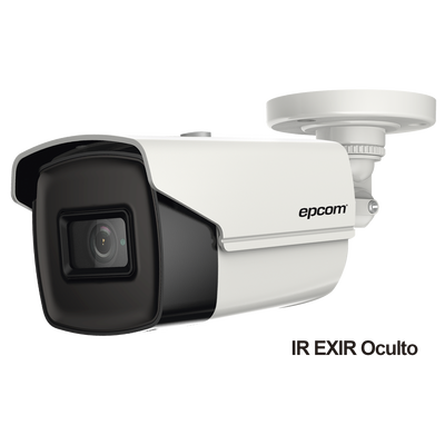 Cámara Bala TurboHD / 8 MP / Gran Angular 102.2º / EXIR 60 m (196.85 ft) / IP67 / 4-en-1