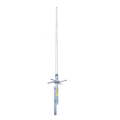 Antena Base / UHF 440-450 MHz / 6 dB Ganancia / Fibra de Vidrio / 2.2 m (7.2 ft) / 250 W