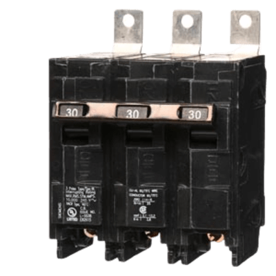 Interruptor Termomagnético / 3 Polos / 30 A / 120/240 V AC / 10 kA / Montaje en Tablero