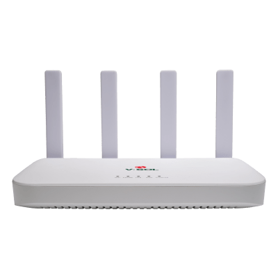 ONU GPON/EPON / Wi-Fi 6 AX1500 / Dual Band / 4 Puertos Gigabit / PON SC/UPC / 4 Antenas 5 dBi